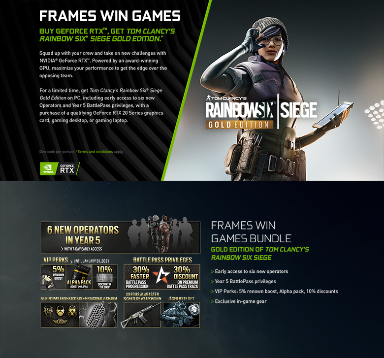 Frames Win Games Rainbow Six Siege Gold Edition Bundle Articles From Uk Gaming Computers